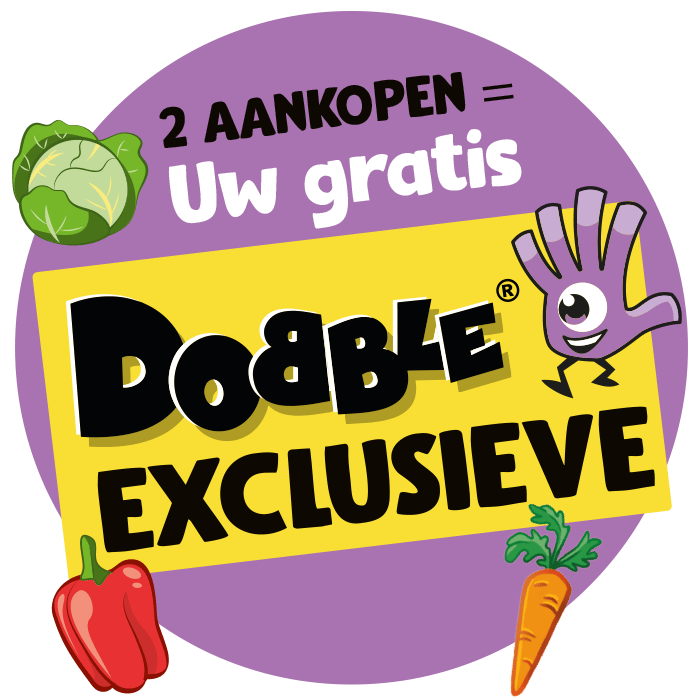 2 aankopen = Uw gratis exclusieve dobble